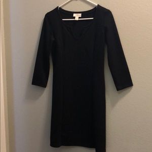 Black three Quarter length loft Dress-